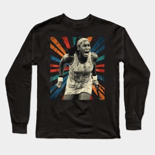 coco gauff - sketc vintage Long Sleeve T-Shirt
